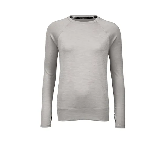 Langarm-Funktionsshirt, grau