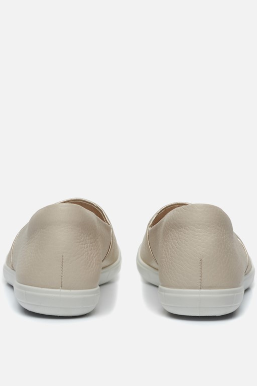 Ecco Modtray W Instappers beige Textiel