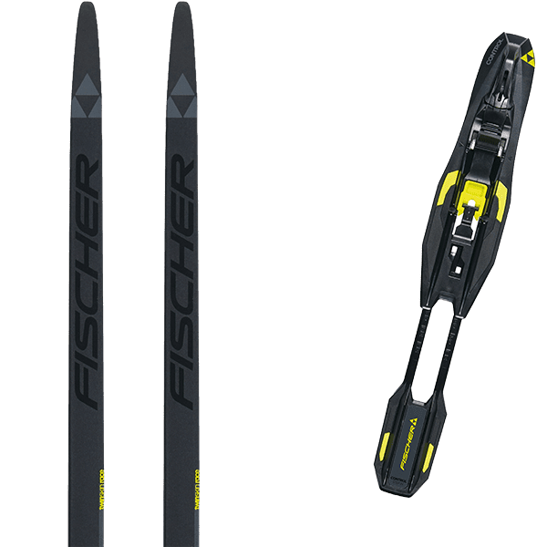 Pack ski de fond FISCHER TWIN SKIN RACE MEDIUM + Fix