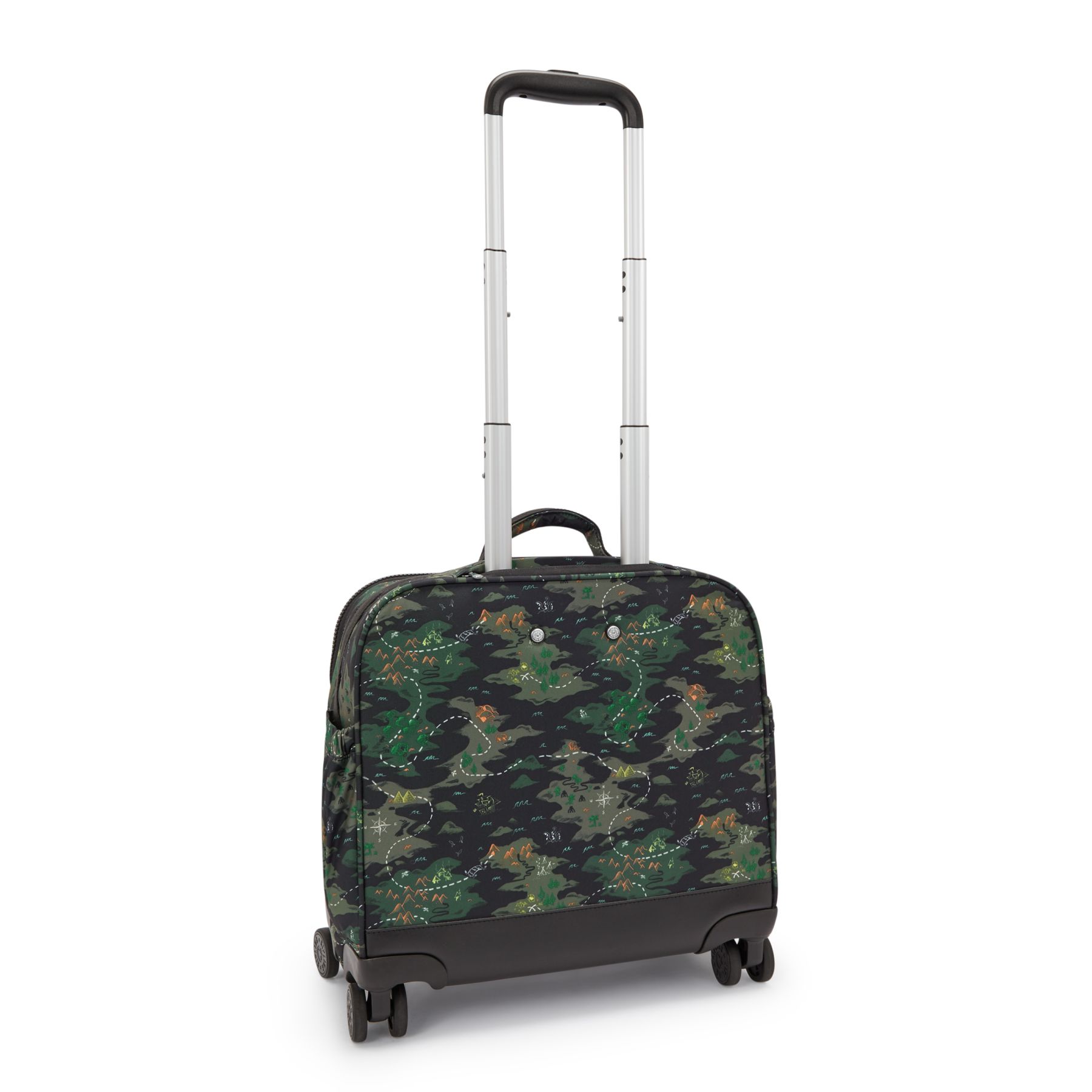 NEW STORIA Sac d'école à 4 roues pour enfants avec compartiment pour ordinateur - Camo Treasure