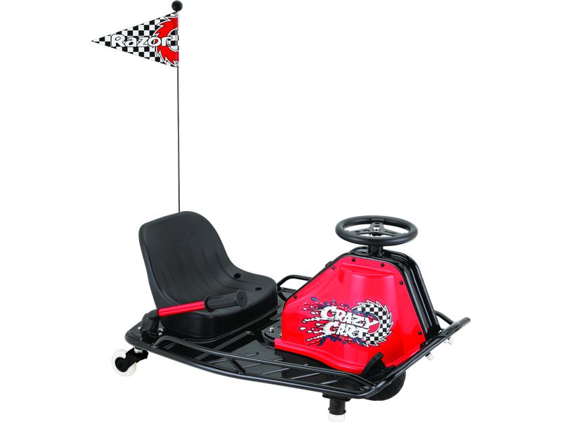 Razor Crazy Cart – Schwarz Revolutionärer Go-Kart für Drifts und Spins
