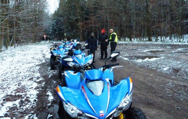 Quad-Wintertour in der Nordeifel als Geschenkidee