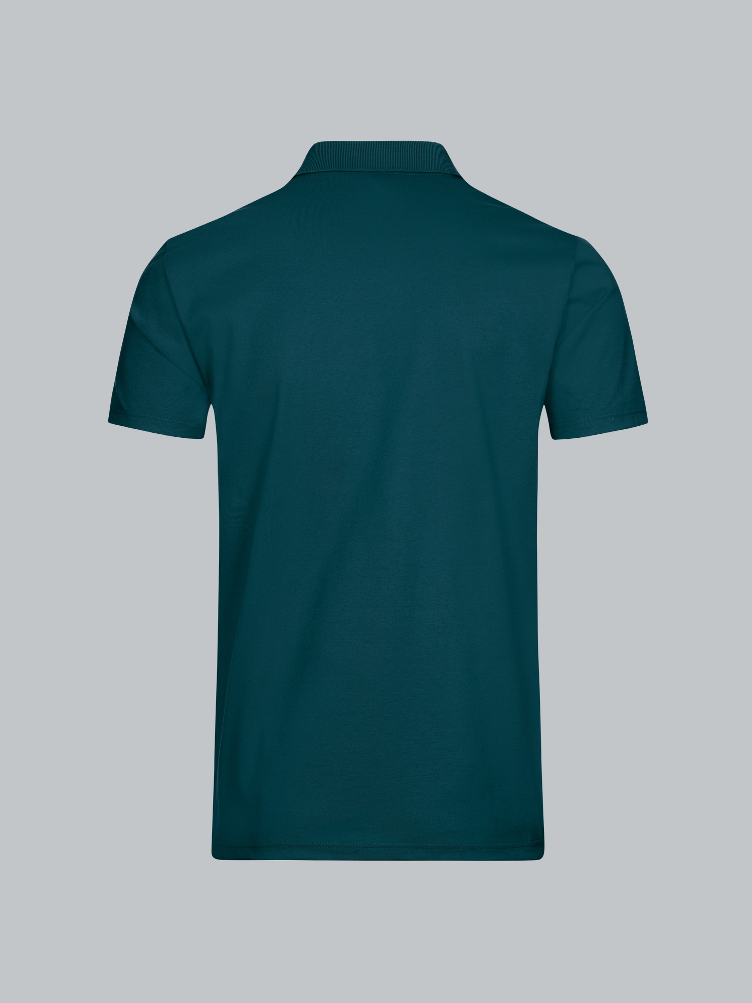 Poloshirt aus Single-Jersey Saphir