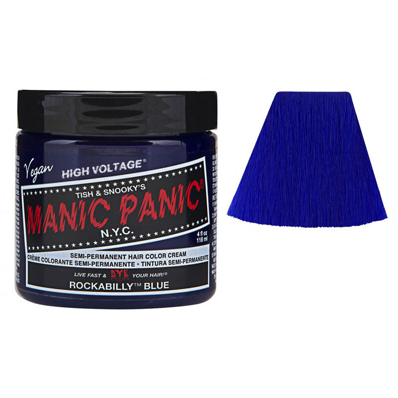 Coloration semi-permanente Manic Panic rockabilly blue