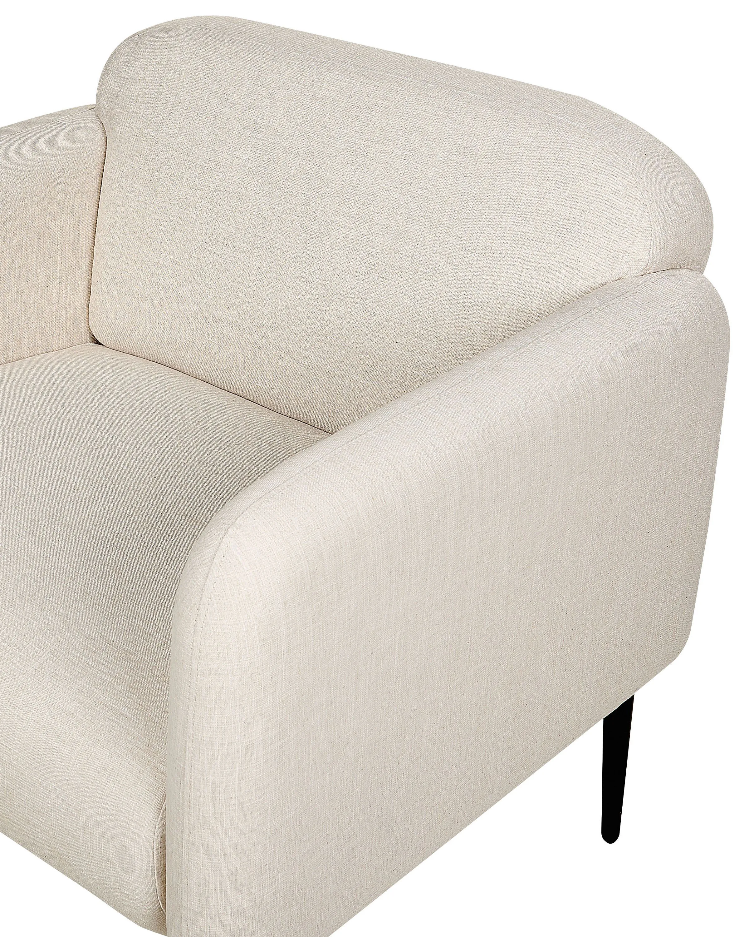 Fauteuil STOUBY Linnen Lichtbeige