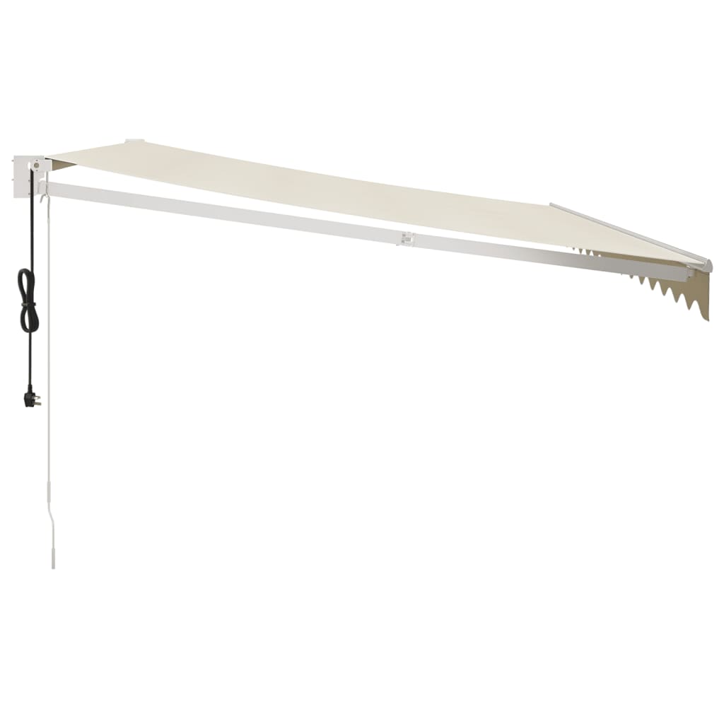 Auvent rétractable automatique crème 4x3 m