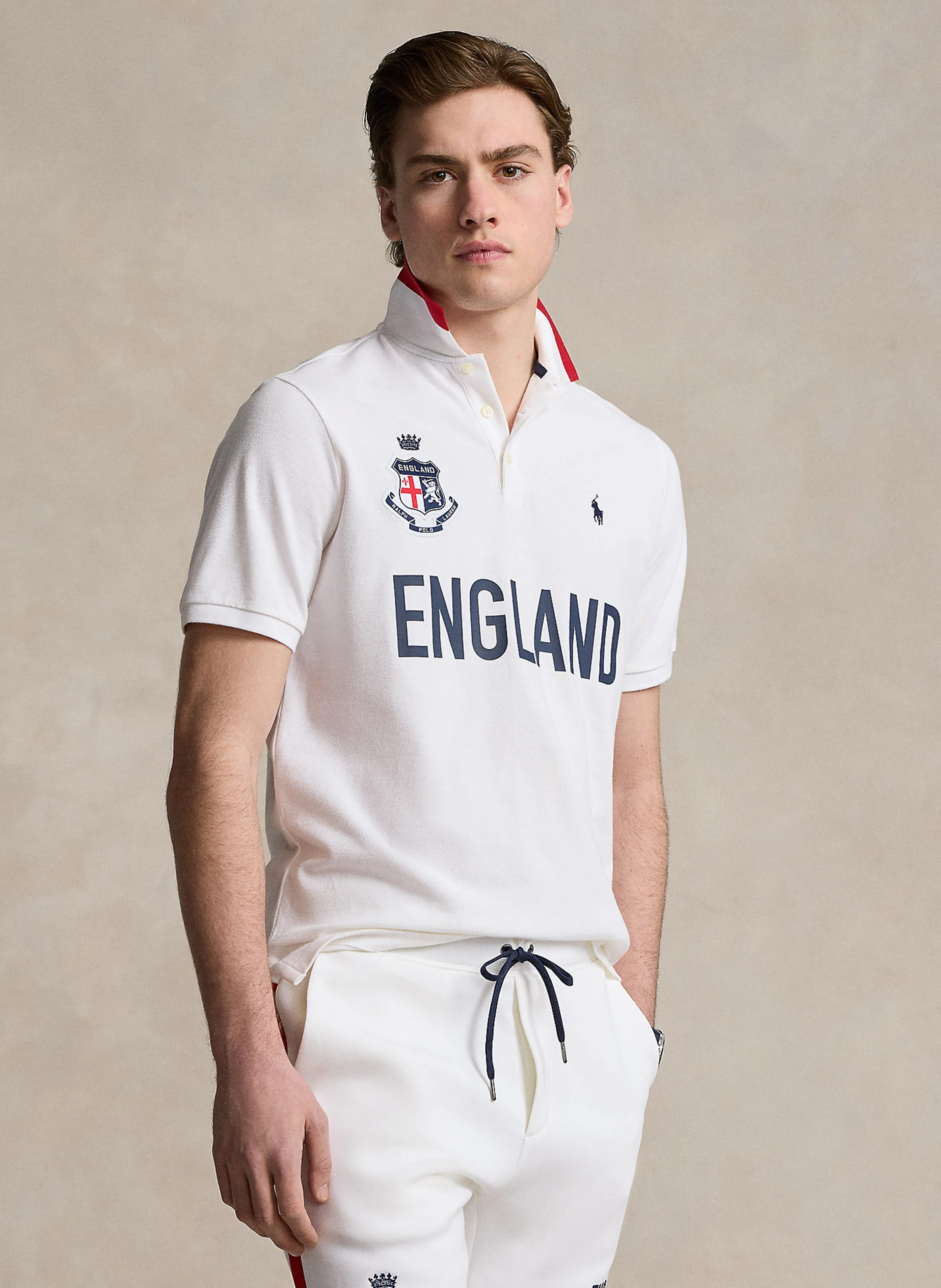 Polo regular-fit en coton | Blanc