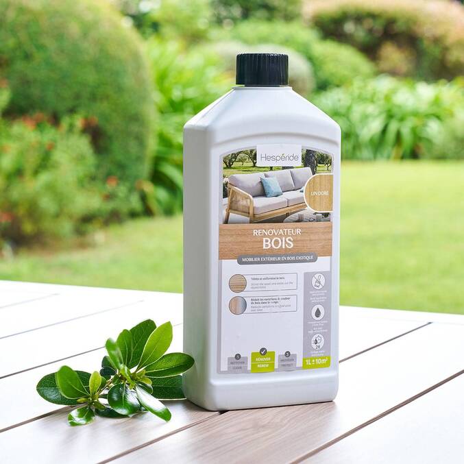 Rénovateur de couleur pour bois exotique finition Lin doré