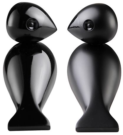 Kay Bojesen HolzFiguren - Turtelduer - 9 cm - Schwarz