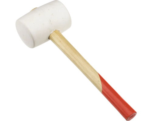 Witte rubberen hamer, maat 3