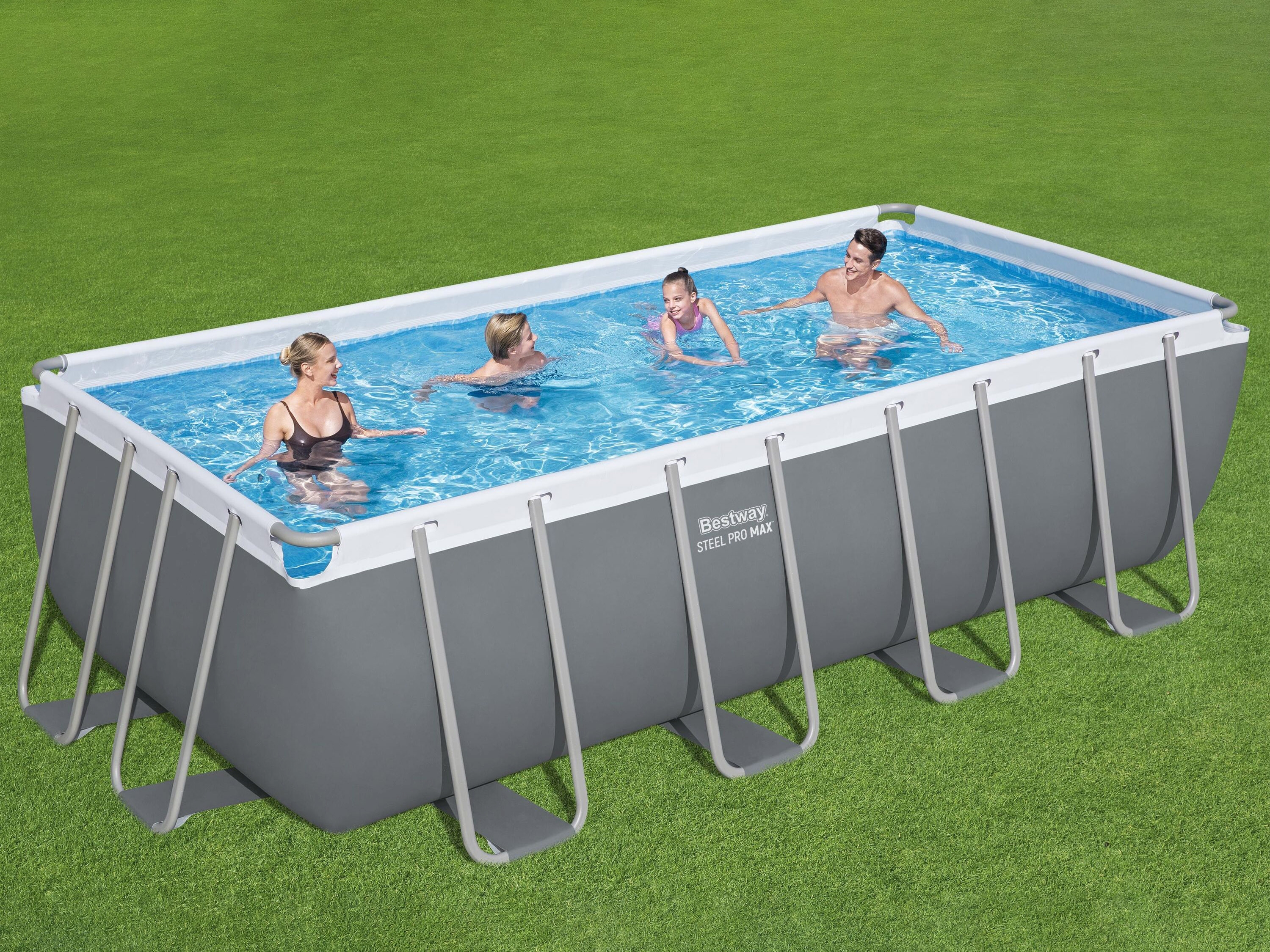 Bestway Pool Komplett-Set 488 x 244 x 122 cm