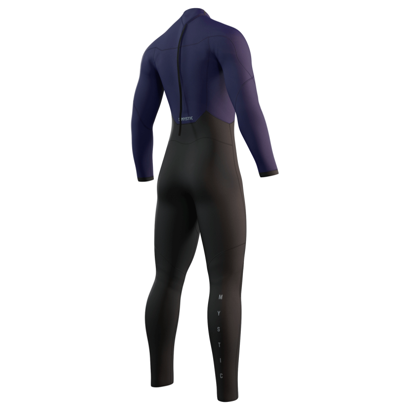 Combinaison Mystic Star Fullsuit 5/3mm 2022 Bleu Nuit Back Zip - The Corner Shop