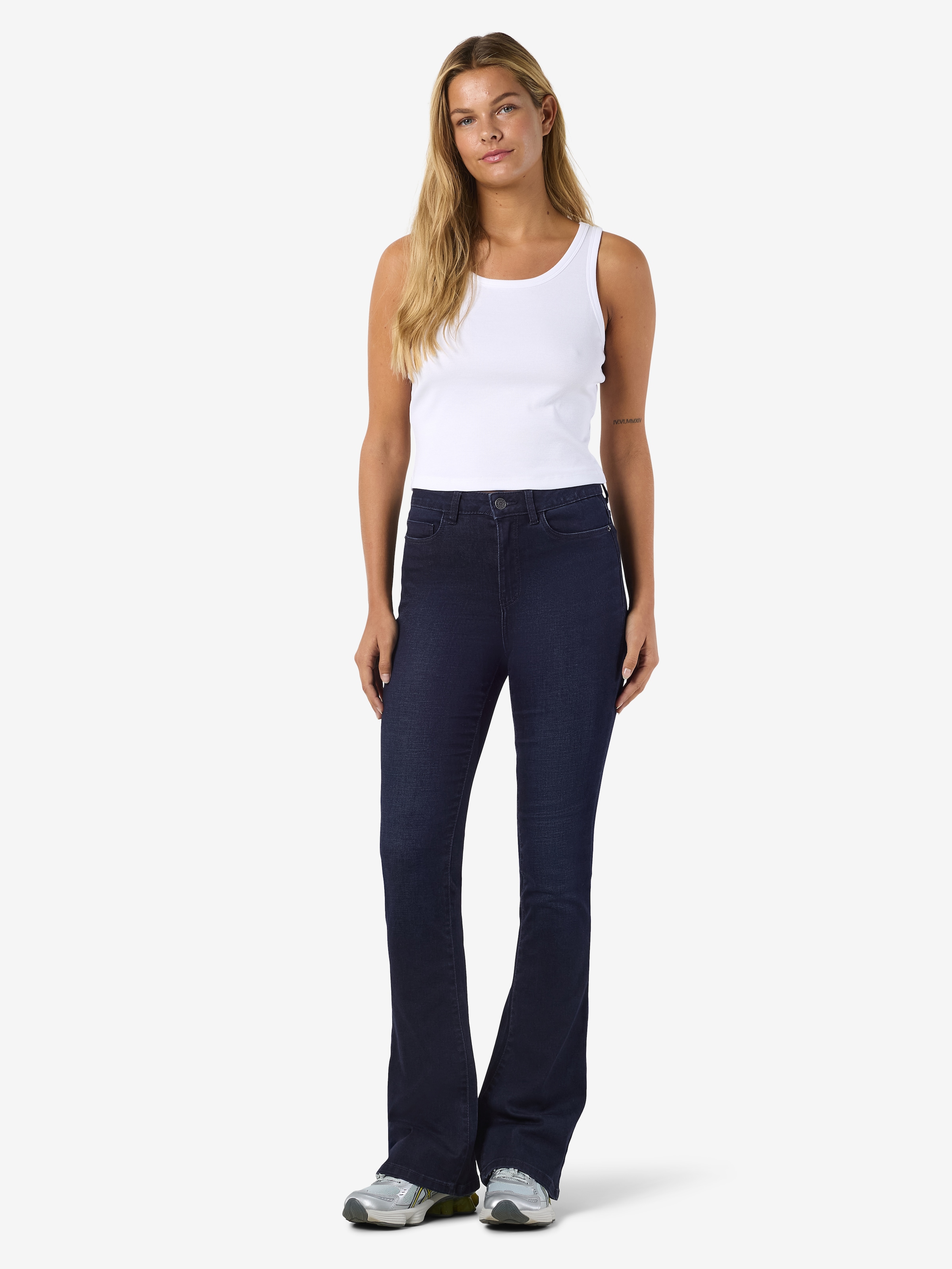 Noisy may Bootcut-Jeans »NMSALLIE HW FLARE JEANS VI241DB NOOS«