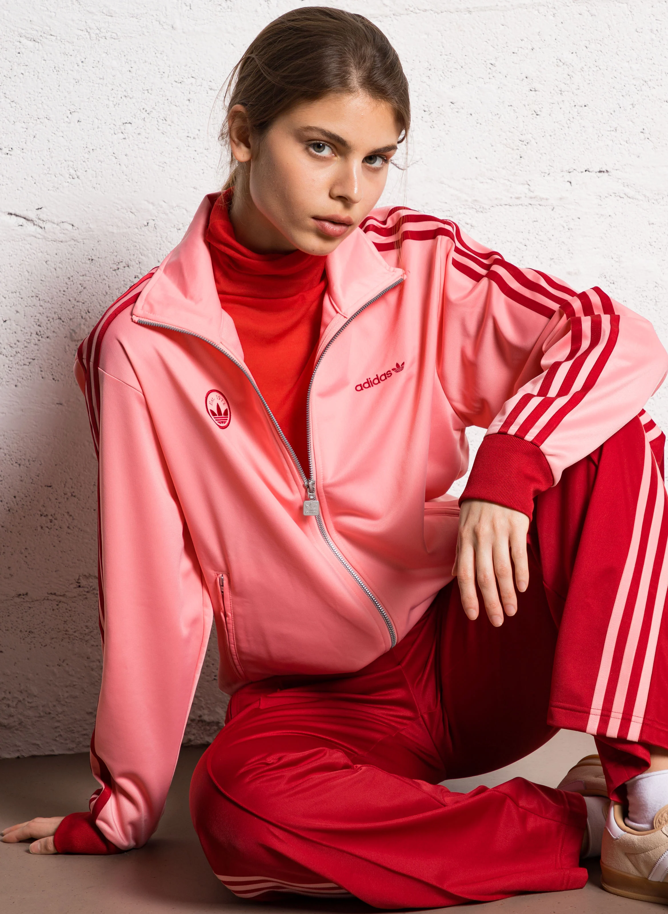 Jogging en fibres recyclées | Rouge