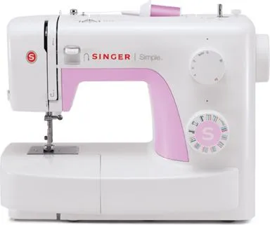 Singer 3223R - Symaskine - 23 søm - 1 fire-trins knaphul - rød