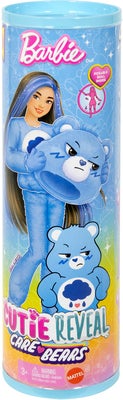 Barbie Cutie Reveal Dukke Care Bears, Blå