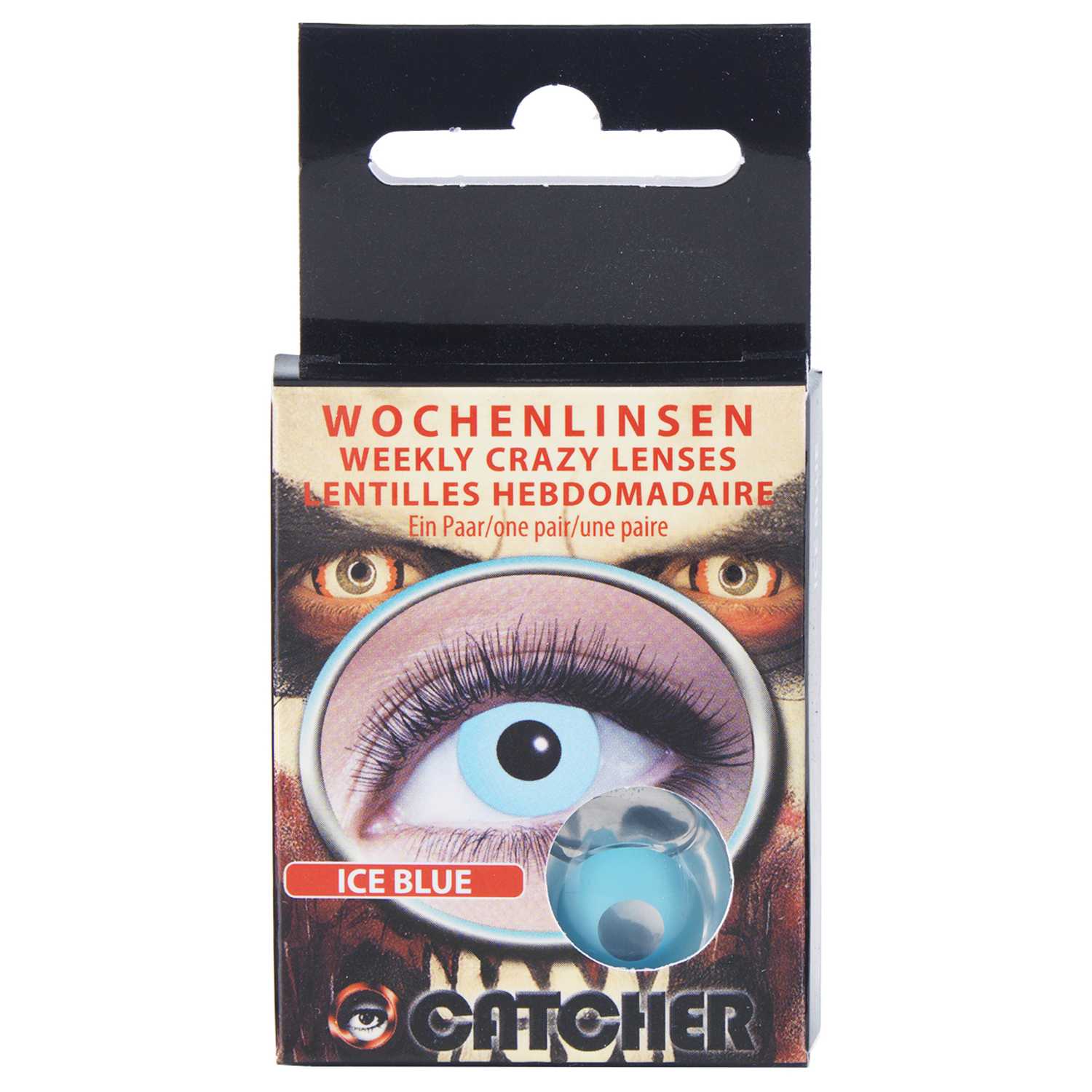 Kontaktlinsen Halloween Ice Blue