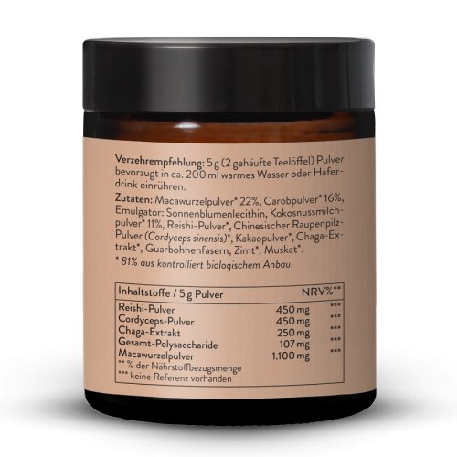 Sunday Natural Products  Mild Maca Mushroom Brew