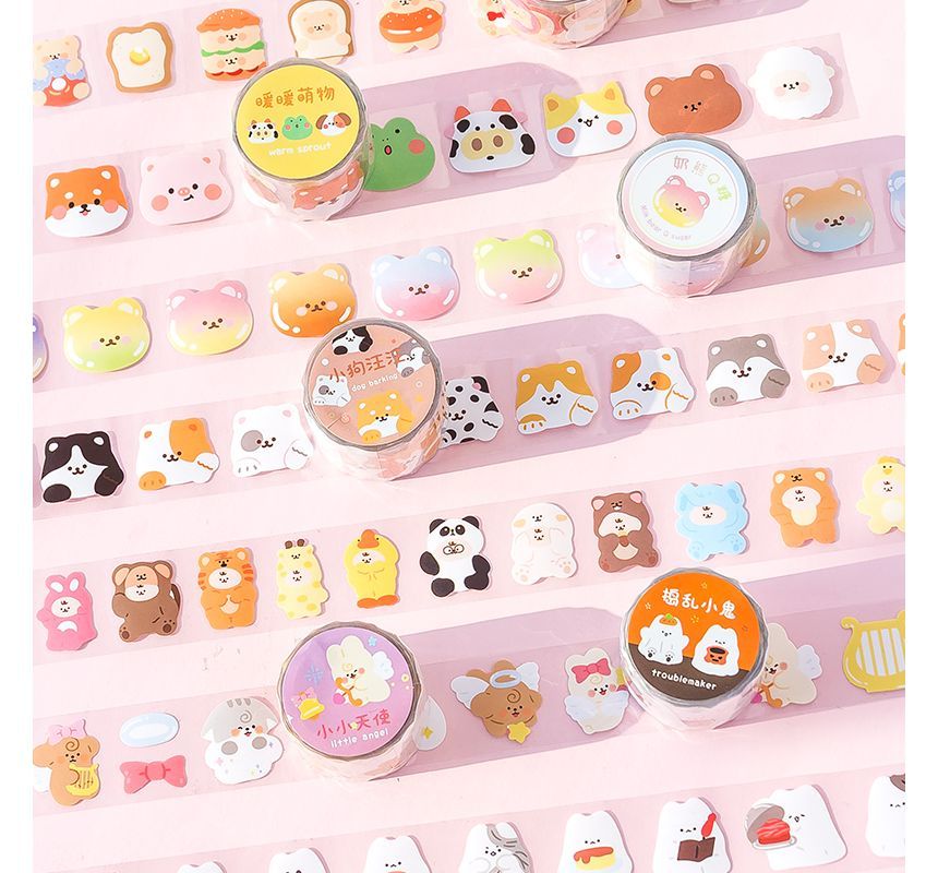 OH.LEELY - Cartoon Masking Tape (verschillende ontwerpen)