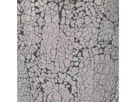 Vase décoratif en verre 22x40h