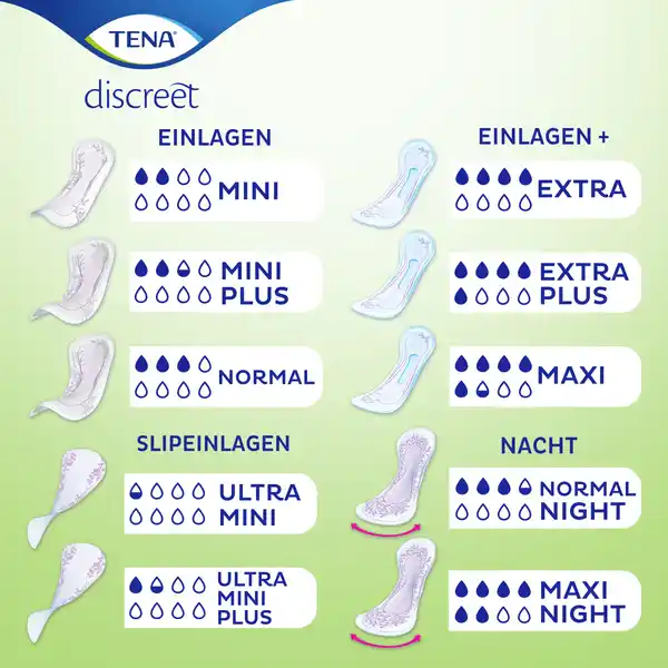 discreet normal Einlagen 12+3