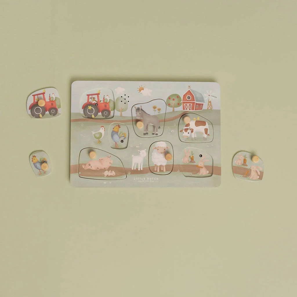 Echt een cadeautje!geluiden puzzel little farm