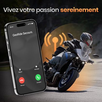 Traceur GeoRide 3 - Tracker GPS - Alarme Moto Intelligente