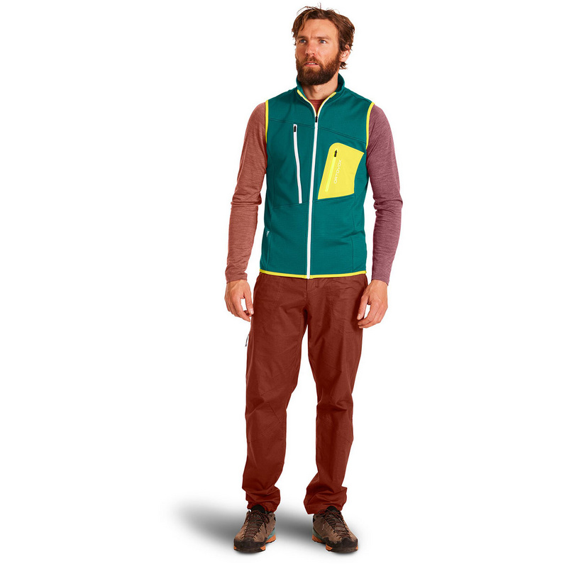 Ortovox Herren Fleece Grid Weste