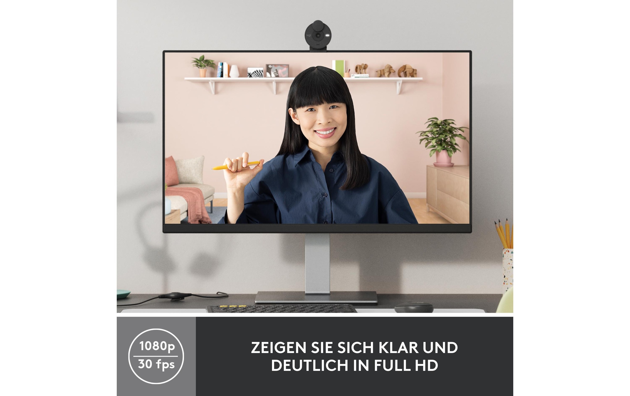 Logitech Webcam »Brio 300 graphite«