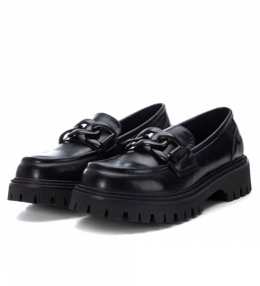 Renove os mocassins Black Buckle