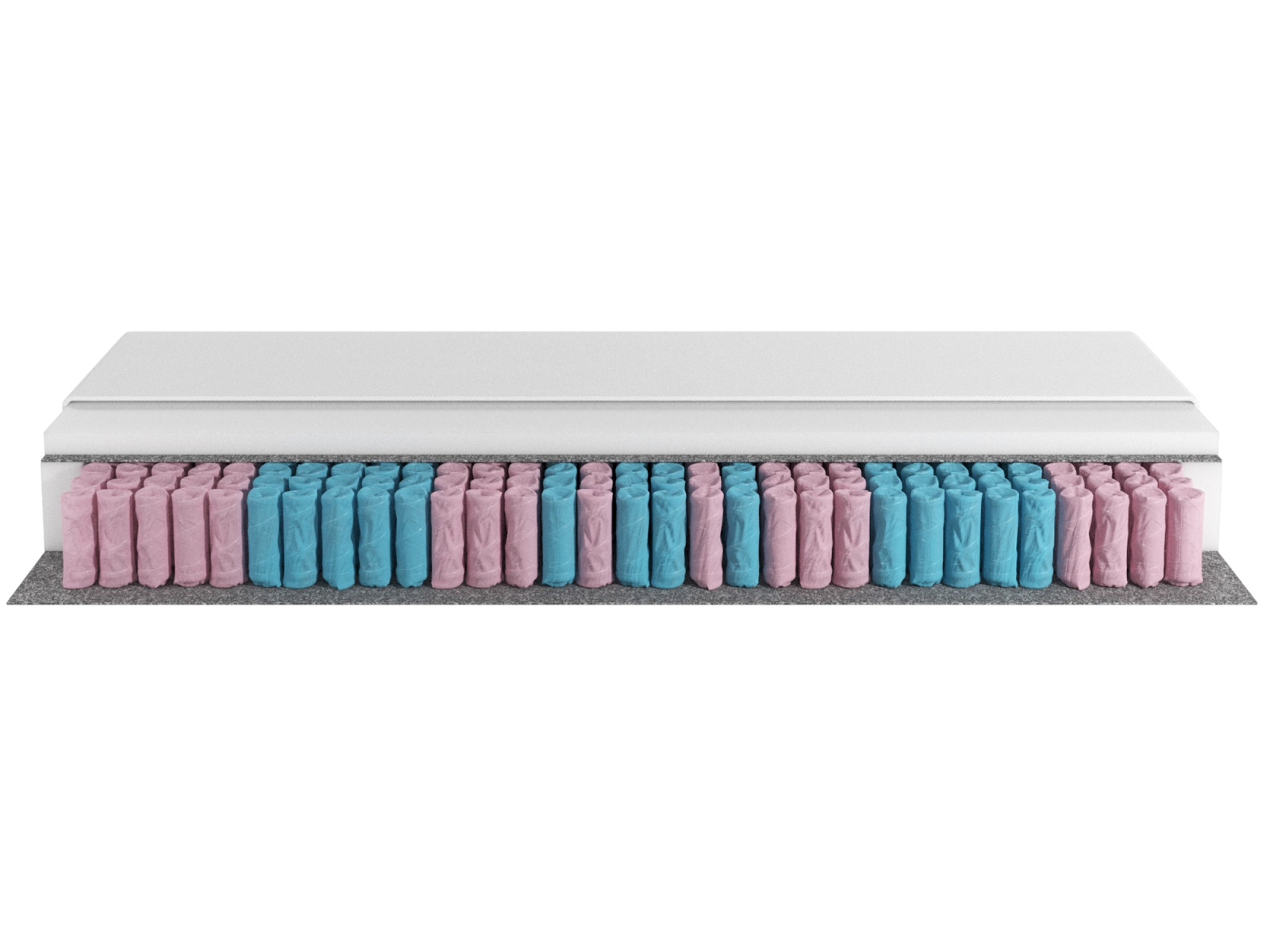 Boxspringbett - schwarz - H3 - 180x200 cm