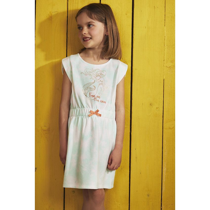 Robe en molleton print Ariel Disney pour fille - Vert