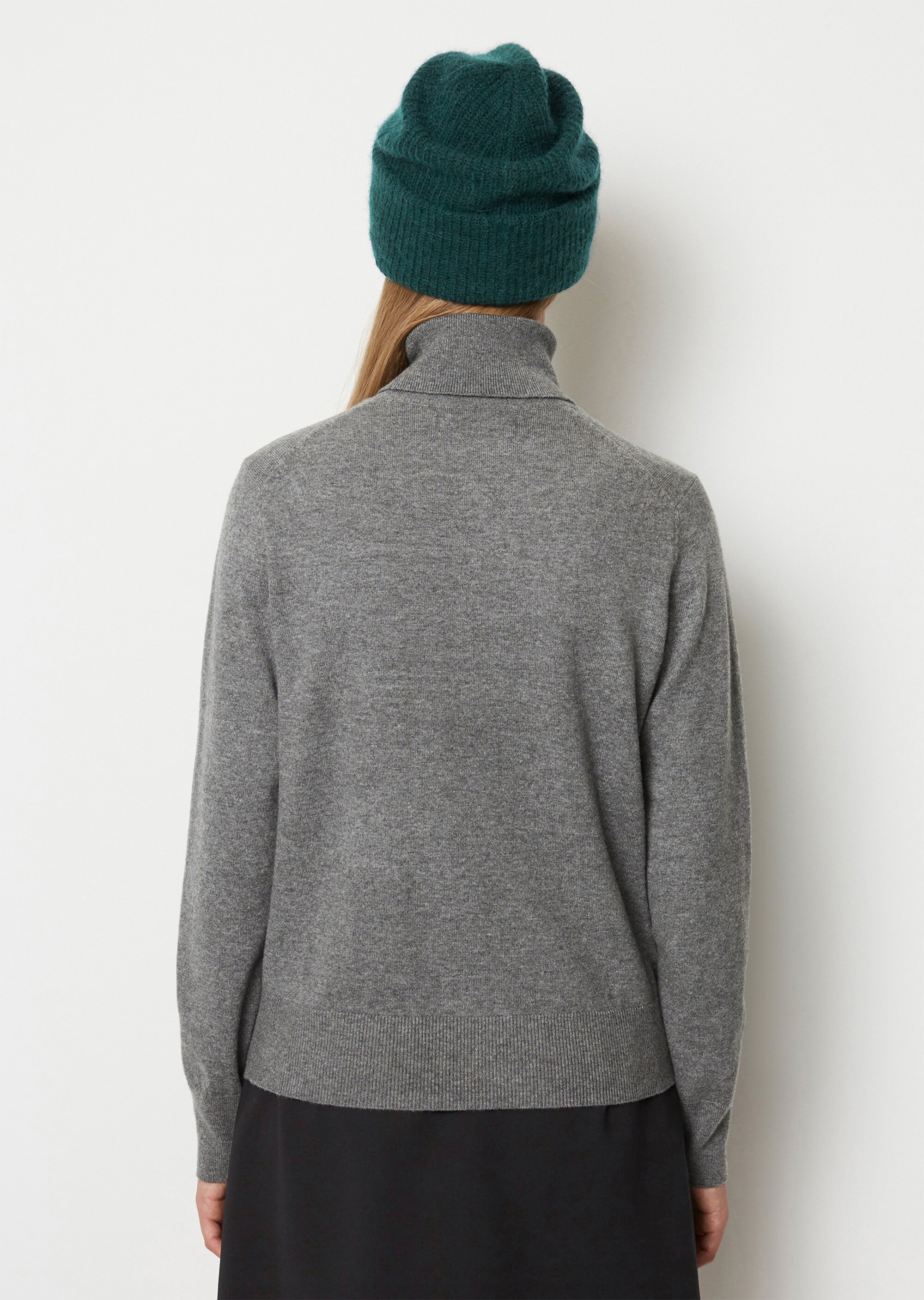 Rollkragenpullover regularaus Soft Cotton Stretch
