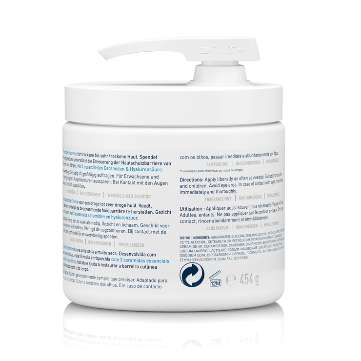 Baume hydratant sans parfum 454g