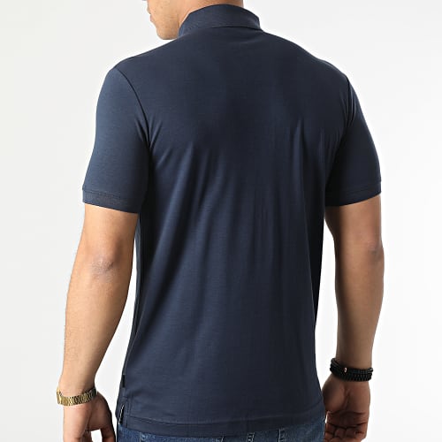 Polo Manches Courtes Liquid Touch Slim 7090 Bleu Marine