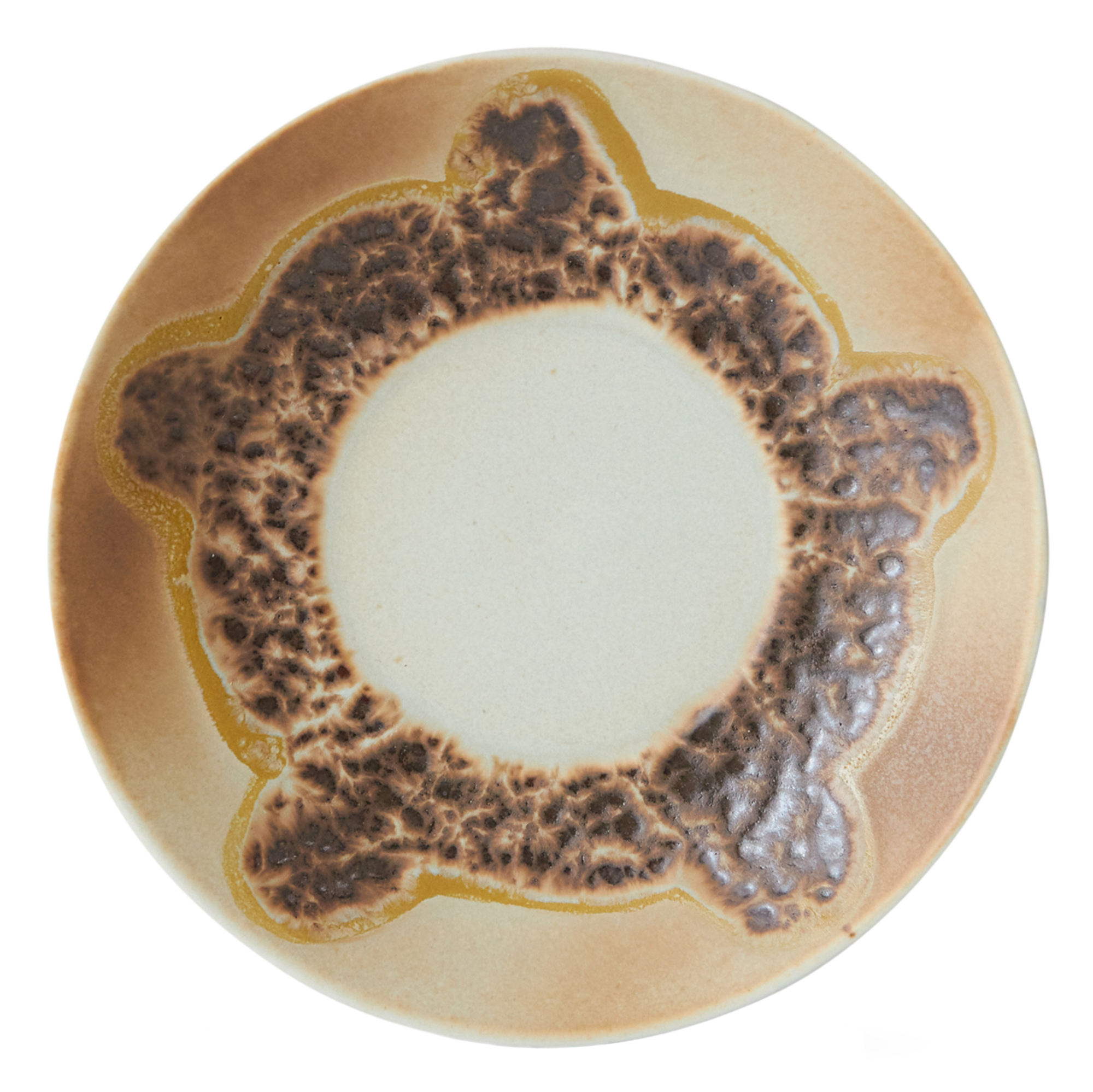 Servies 70's Ceramics Saucers ocean - set van 4
