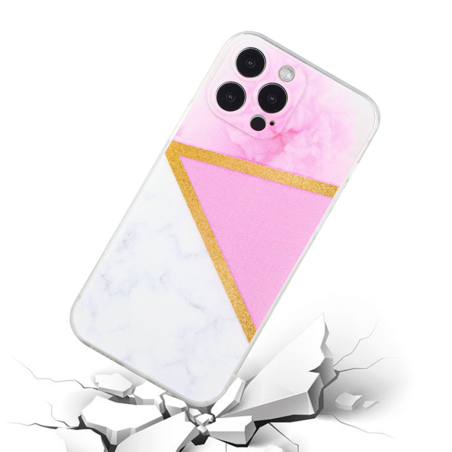 Hülle Handy Schutz für Apple iPhone 12 Pro Max Case Cover Bumper Schale Tasche