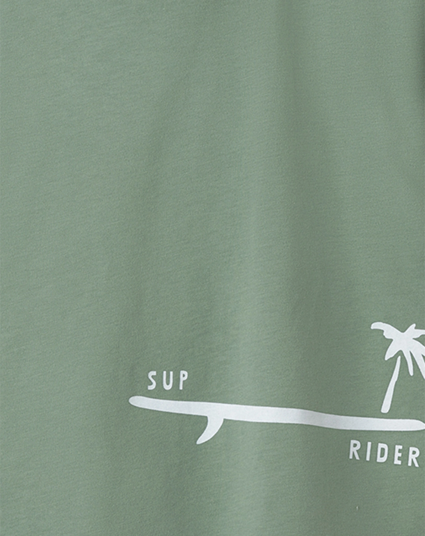 T-Shirt SUP RIDER in basil
