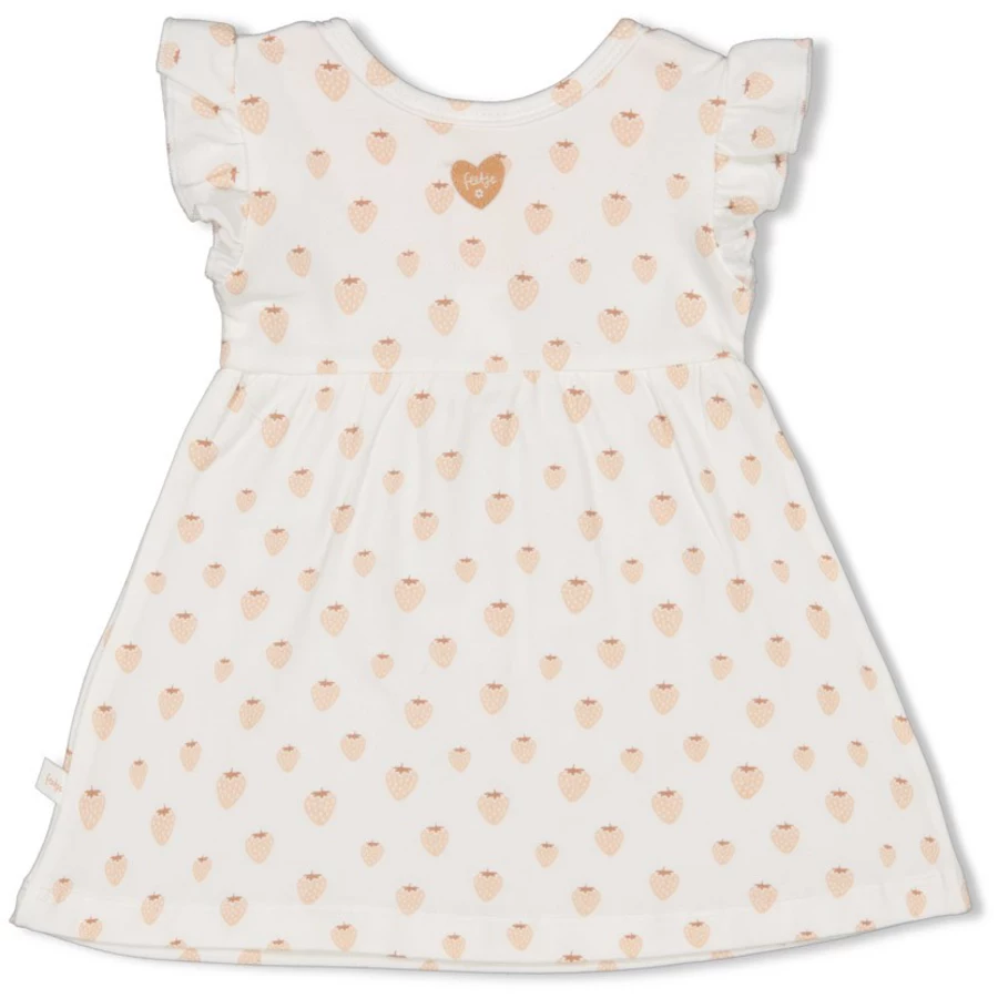 Feetje Kleid Strawberry Fields Offwhite