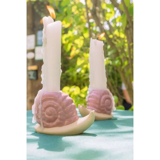 Doiy Woodland Snail Lysestage, Pink