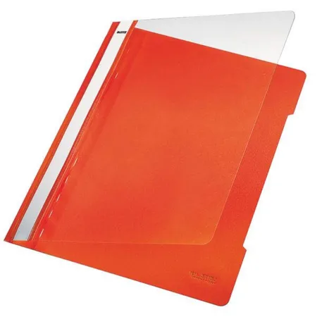 Leitz Schnellhefter Standard, A4, langes Beschriftungsfeld, PVC, orange
