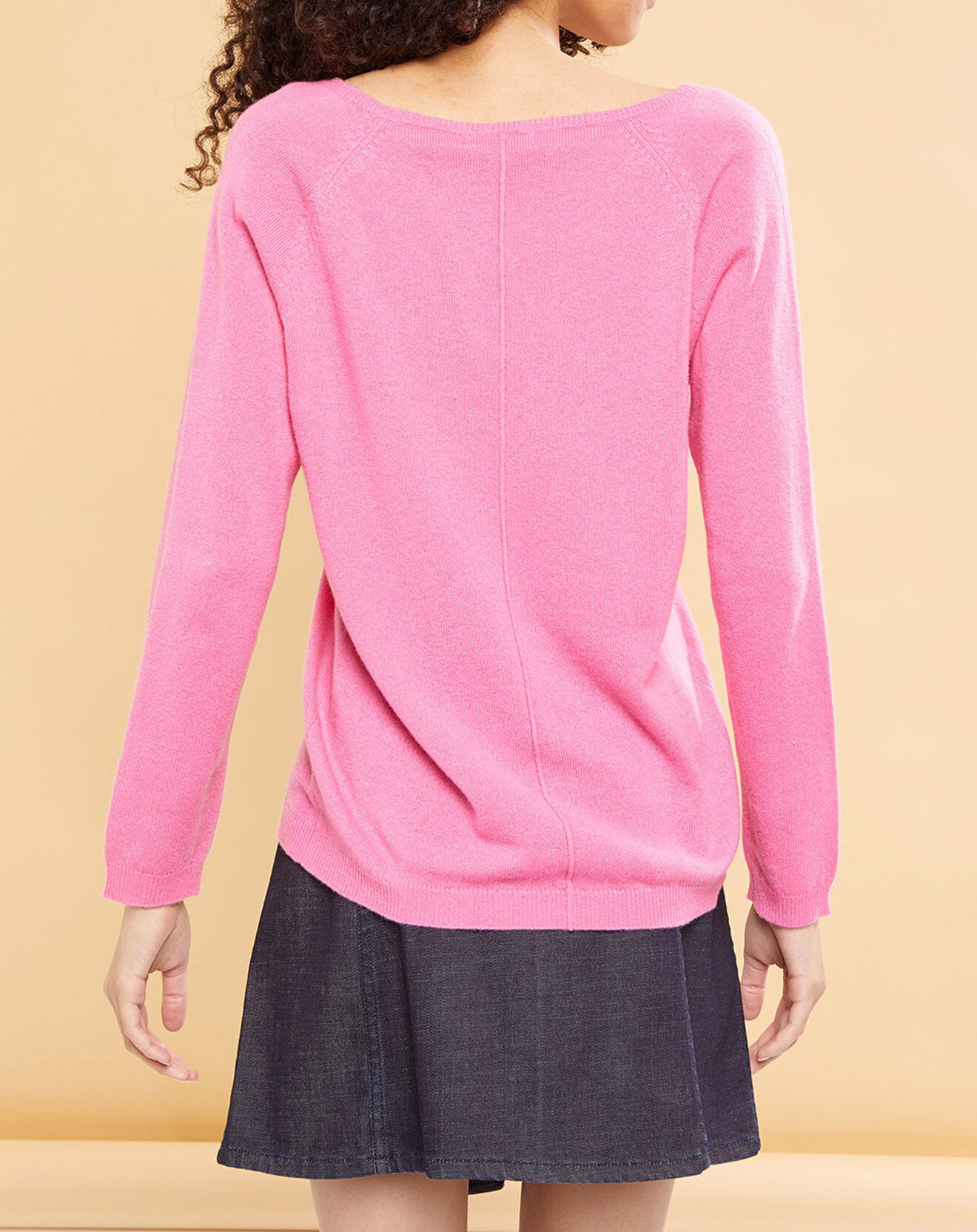 Acquaverde Pull 100% Cachemire Maw indian rose