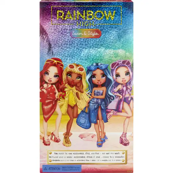 Rainbow High Swim & Style Fashion Puppe - Skyler (Blue)