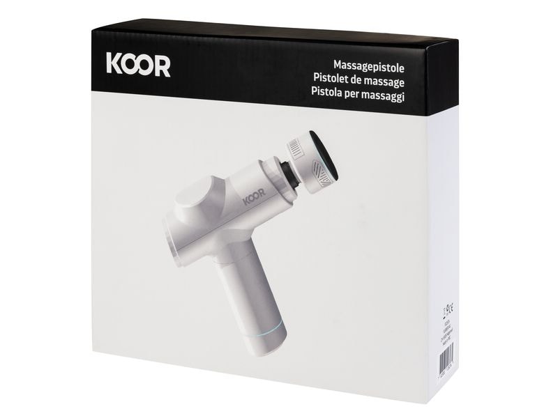 KOOR Massage Pistole Caalda Pro Massage Gun mit Kühl- und Wärmefunktion zur Unterstützung der Regenerationszeiten