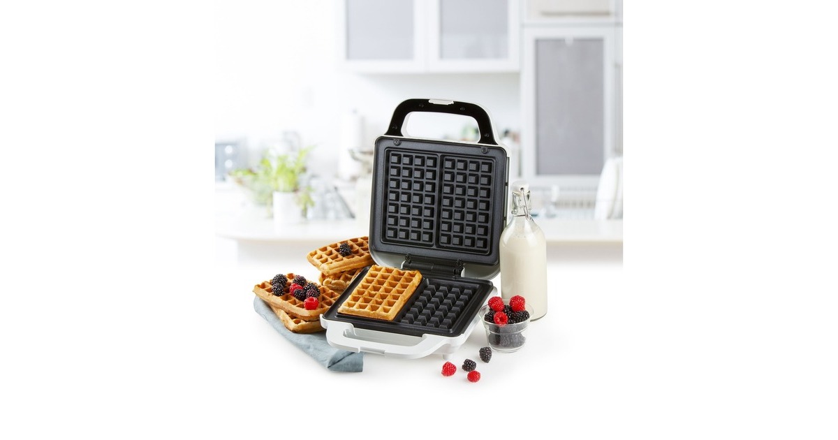 DomoWafelijzer 'Tasty Waffle' DO9222W  (Wit)