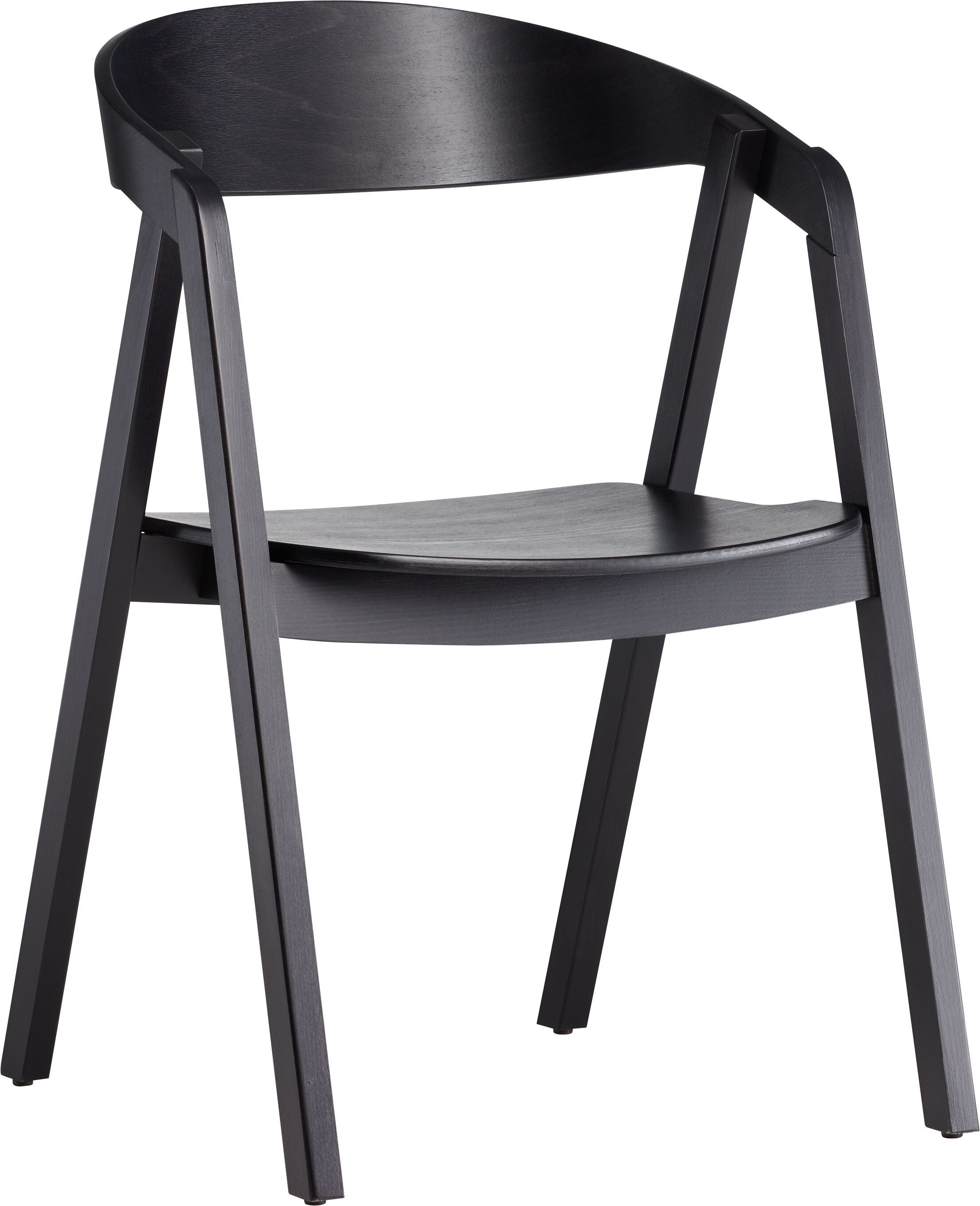 LIOR Stuhl - Schwarz / B: 53.0 cm x T: 52.0 cm x H: 79.0 cm