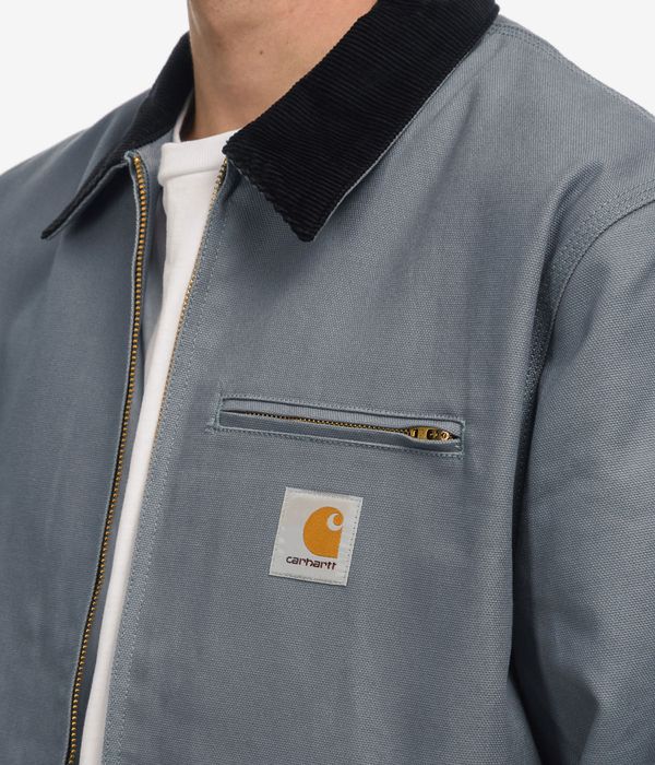 Carhartt WIP Detroit Dearborn Jacke (dove grey black rigid)