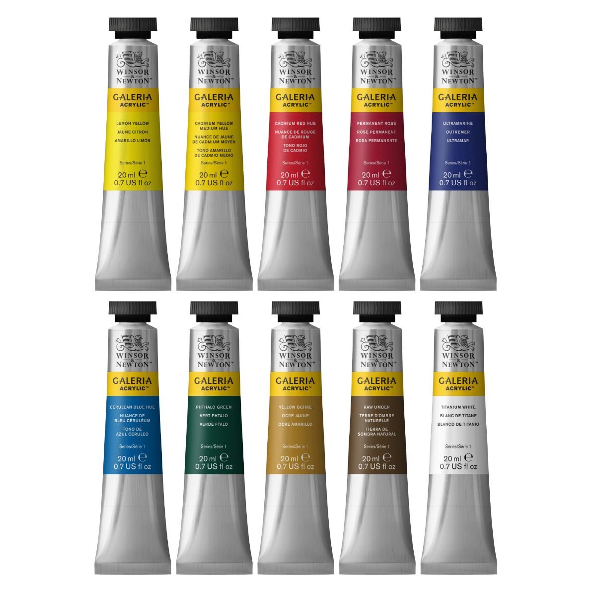 Winsor & Newton Galeria Acrylic Paint Set : 10x20ml