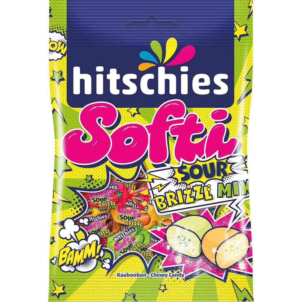 Hitschler Hitschies Softi Sour Brizzl Mix 90g MHD:30.9.26