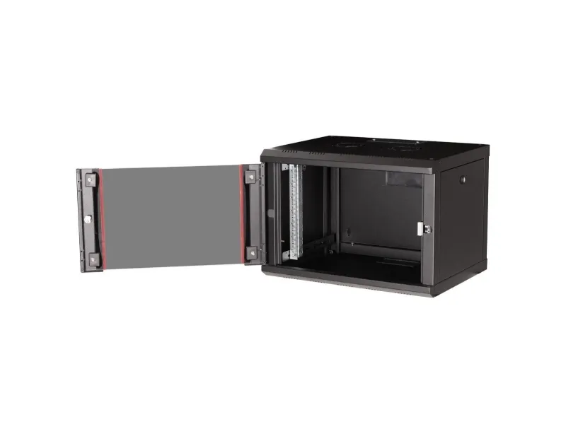 ROLINE 26.21.0170, Vægmonteret stativ, 7U, Nøglelås, Rack skinner, 14,5 kg, Sort